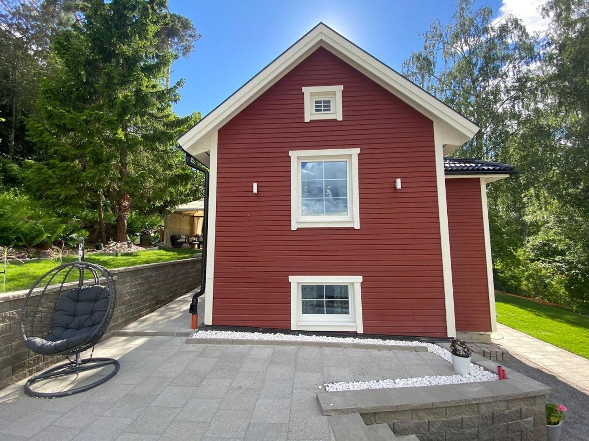 Charming Apartment In A Red House In Stockholm Kültér fotó
