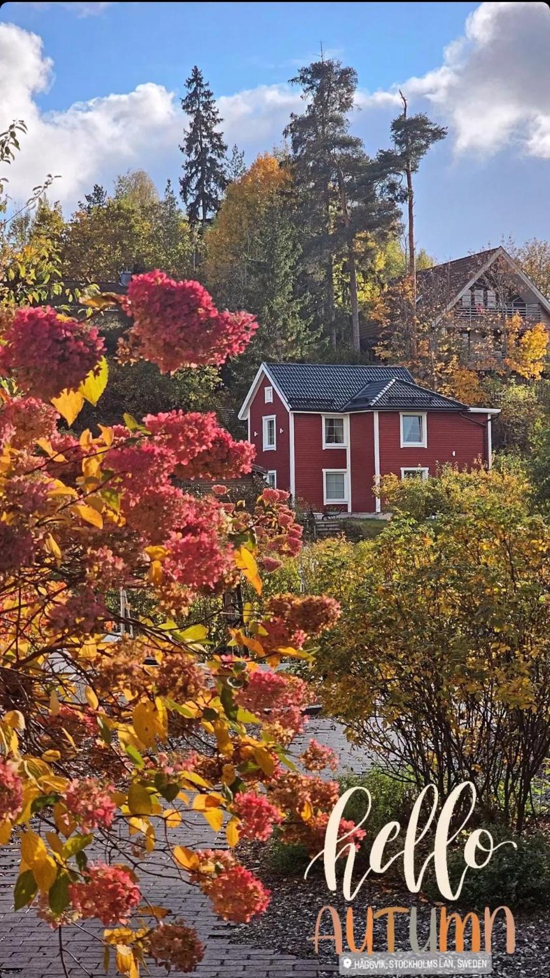 Charming Apartment In A Red House In Stockholm Kültér fotó